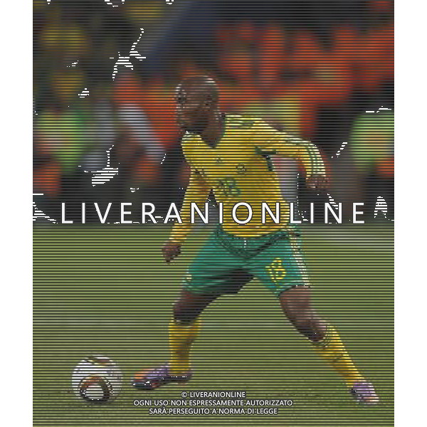 Fifa World Cup Sud Africa 2010 Match #34 Mangaung/Bloemfontein (Free State Stadium) - 22.06.2010 Francia-Sud Africa Nella Foto:Siyabonga NOMVETHE /Ph.Vitez-Ag. Aldo Liverani