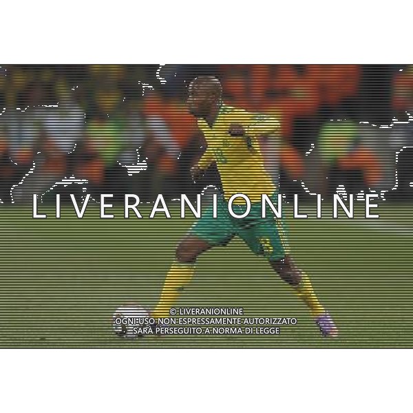 Fifa World Cup Sud Africa 2010 Match #34 Mangaung/Bloemfontein (Free State Stadium) - 22.06.2010 Francia-Sud Africa Nella Foto:Siyabonga NOMVETHE /Ph.Vitez-Ag. Aldo Liverani