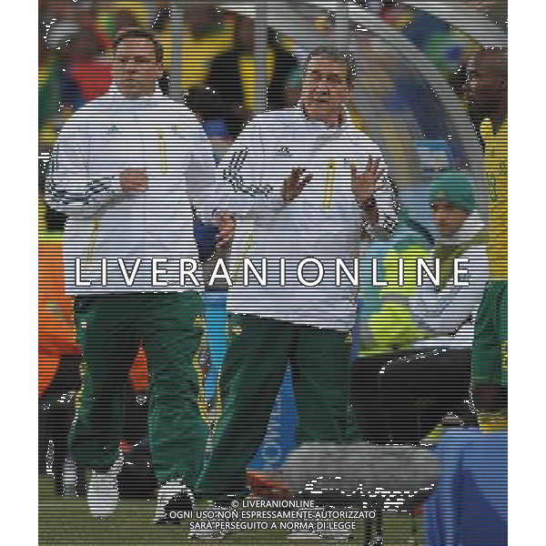 Fifa World Cup Sud Africa 2010 Match #34 Mangaung/Bloemfontein (Free State Stadium) - 22.06.2010 Francia-Sud Africa Nella Foto:Carlos Alberto PARREIRA /Ph.Vitez-Ag. Aldo Liverani