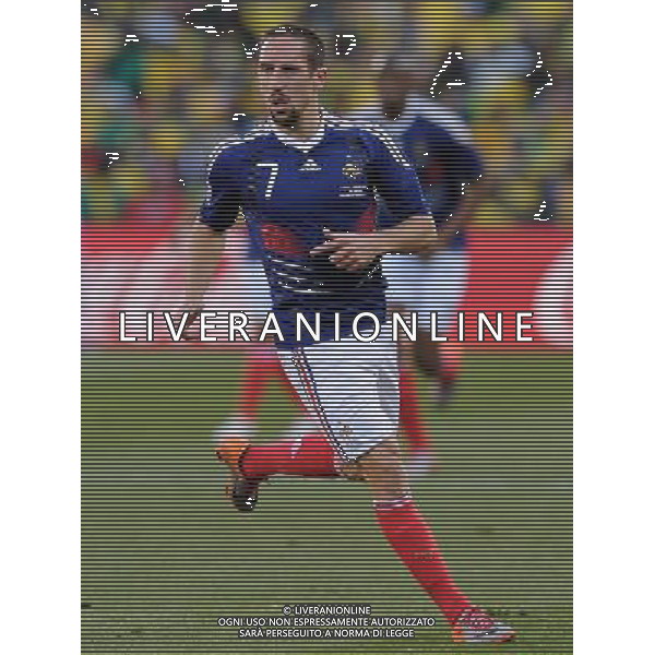 Fifa World Cup Sud Africa 2010 Match #34 Mangaung/Bloemfontein (Free State Stadium) - 22.06.2010 Francia-Sud Africa Nella Foto:Franck RIBERY /Ph.Vitez-Ag. Aldo Liverani