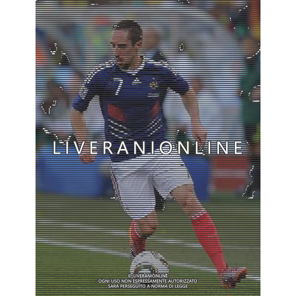 Fifa World Cup Sud Africa 2010 Match #34 Mangaung/Bloemfontein (Free State Stadium) - 22.06.2010 Francia-Sud Africa Nella Foto:Franck RIBERY /Ph.Vitez-Ag. Aldo Liverani