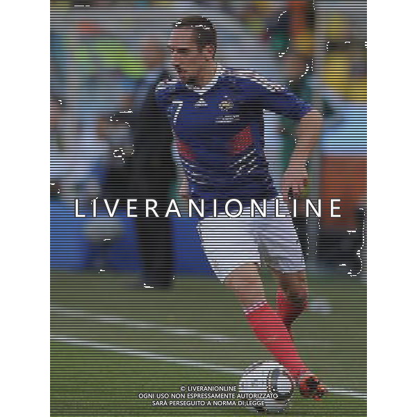 Fifa World Cup Sud Africa 2010 Match #34 Mangaung/Bloemfontein (Free State Stadium) - 22.06.2010 Francia-Sud Africa Nella Foto:Franck RIBERY /Ph.Vitez-Ag. Aldo Liverani