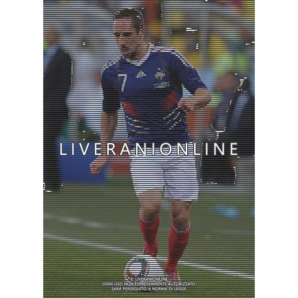 Fifa World Cup Sud Africa 2010 Match #34 Mangaung/Bloemfontein (Free State Stadium) - 22.06.2010 Francia-Sud Africa Nella Foto:Franck RIBERY /Ph.Vitez-Ag. Aldo Liverani