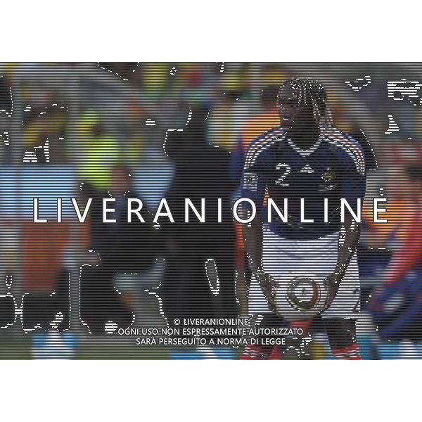 Fifa World Cup Sud Africa 2010 Match #34 Mangaung/Bloemfontein (Free State Stadium) - 22.06.2010 Francia-Sud Africa Nella Foto:Bakari SAGNA /Ph.Vitez-Ag. Aldo Liverani