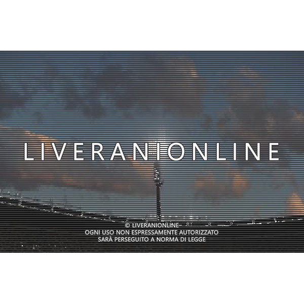 Fifa World Cup Sud Africa 2010 Match #34 Mangaung/Bloemfontein (Free State Stadium) - 22.06.2010 Francia-Sud Africa Nella Foto:Stadio-Notturno-Lampione /Ph.Vitez-Ag. Aldo Liverani