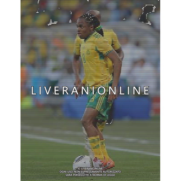 Fifa World Cup Sud Africa 2010 Match #34 Mangaung/Bloemfontein (Free State Stadium) - 22.06.2010 Francia-Sud Africa Nella Foto:Siphiwe TSHABALALA /Ph.Vitez-Ag. Aldo Liverani