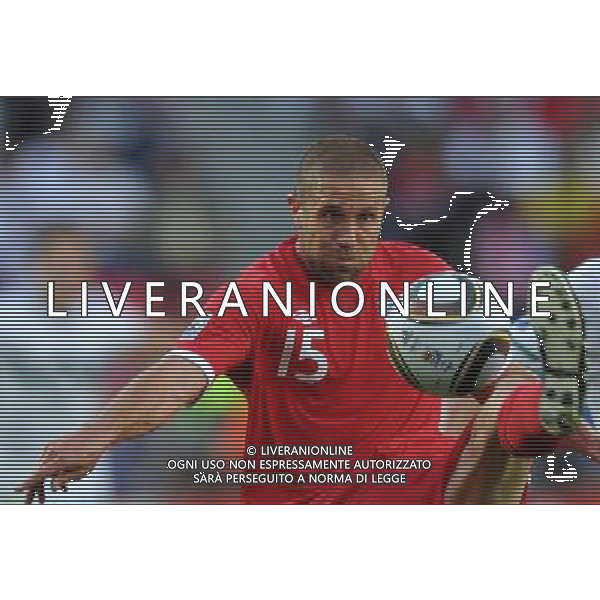 (100623) -- PORT ELIZABETH, June 23, 2010 -- Matt Upson of England vies for the ball during the 2010 World Cup Group C soccer match against Slovenia at Nelson Mandela Bay stadium in Port Elizabeth, South Africa, June 23, 2010. Yang Lei) (kh) ©Photoshot/Agenzia Aldo Liverani Sas - ITALY ONLY: INGHILTERRA - SLOVENIA FIFA WORLD CUP CAMPIONATI MONDIALI SUD AFRICA 2010