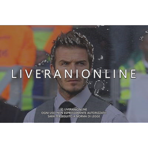 (100623) -- PORT ELIZABETH, June 23, 2010 -- England\'s David Beckham reacts during the 2010 World Cup Group C soccer match against Slovenia at Nelson Mandela Bay stadium in Port Elizabeth, South Africa, June 23, 2010. Xing Guangli) (kh) ©Photoshot/Agenzia Aldo Liverani Sas - ITALY ONLY: INGHILTERRA - SLOVENIA FIFA WORLD CUP CAMPIONATI MONDIALI SUD AFRICA 2010