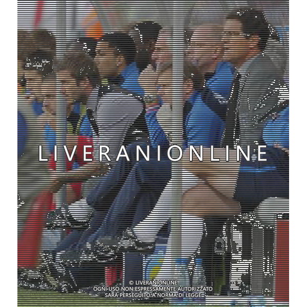 (100623) -- PORT ELIZABETH, June 23, 2010 -- Enland\'s David Beckham (5th R) reacts during the 2010 World Cup Group C soccer match against Slovenia at Nelson Mandela Bay stadium in Port Elizabeth, South Africa, June 23, 2010. Xing Guangli) (kh) ©Photoshot/Agenzia Aldo Liverani Sas - ITALY ONLY: INGHILTERRA - SLOVENIA FIFA WORLD CUP CAMPIONATI MONDIALI SUD AFRICA 2010