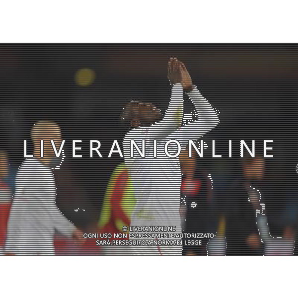 (100623) -- TSHWANE, June 23, 2010 -- Players of the United States celebrate winning the 2010 World Cup Group C soccer match against Algeria at Loftus Versfeld stadium in Tshwane, South Africa, June 23, 2010. The United States won 1-0. Guo Yong) ©Photoshot/Agenzia Aldo Liverani Sas - ITALY ONLY: STATI UNITI (USA) - ALGERIA FIFA WORLD CUP CAMPIONATI MONDIALI SUD AFRICA 2010