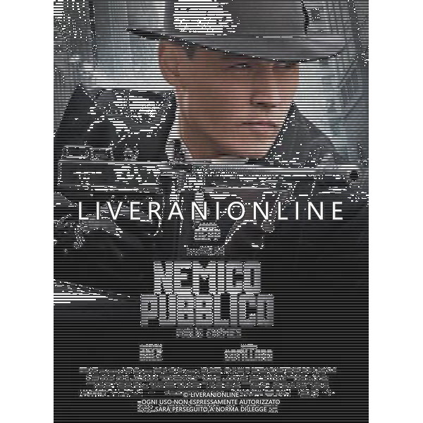 FILM\'Nemico pubblico - Public enemies\' NELLA FOTO Locandina AG ALDO LIVERANI