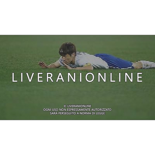 (100623) -- DURBAN, June 23, 2010 -- Park Ji-Sung of South Korea lies on the ground during the 2010 World Cup Group B soccer match against Nigeria at Moses Mabhida stadium in Durban, South Africa, on June 22, 2010. Liao Yujie)(dl) ©Photoshot/Agenzia Aldo Liverani Sas - ITALY ONLY - NIGERIA - COREA DEL SUD FIFA WORLD CUP CAMPIONATI MONDIALI SUD AFRICA 2010