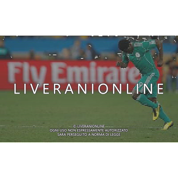 (100623) -- DURBAN, June 23, 2010 -- Nigeria\'s Obafemi Martins substitutes during the 2010 World Cup Group B soccer match against South Korea at Moses Mabhida stadium in Durban, South Africa, on June 22, 2010. Liao Yujie)(dl) ©Photoshot/Agenzia Aldo Liverani Sas - ITALY ONLY - NIGERIA - COREA DEL SUD FIFA WORLD CUP CAMPIONATI MONDIALI SUD AFRICA 2010