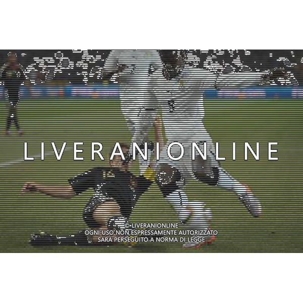 (100624) -- JOHANNESBURG, June 24, 2010 -- Germany\'s Philipp Lahm (L) vies with Ghana\'s Jonathan Mensah during the 2010 World Cup Group D match in Johannesburg, South Africa, June 23, 2010. Wang Yuguo) ©Photoshot/Agenzia Aldo Liverani Sas - ITALY ONLY - GHANA - GERMANIA FIFA WORLD CUP CAMPIONATI MONDIALI SUD AFRICA 2010