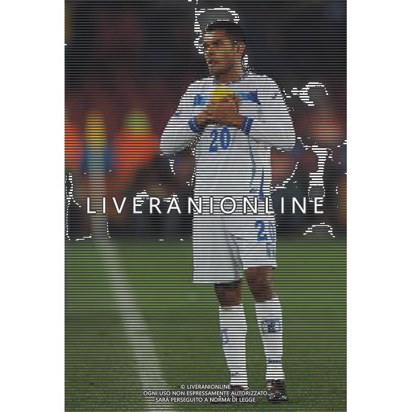 (100622) -- JOHANNESBURG, June 22, 2010 () -- Honduras\'s Amado Guevara reacts after the 2010 World Cup group H soccer match against Spain at Ellis Park Stadium in Johannesburg, South Africa, June 21, 2010. Honduras lost 0-2. (/Guo Yong) (kh) Photoshot/Agenzia Aldo Liverani Sas - ITALY ONLY: SPAGNA - HONDURAS FIFA WORLD CUP CAMPIONATI MONDIALI SUD AFRICA 2010