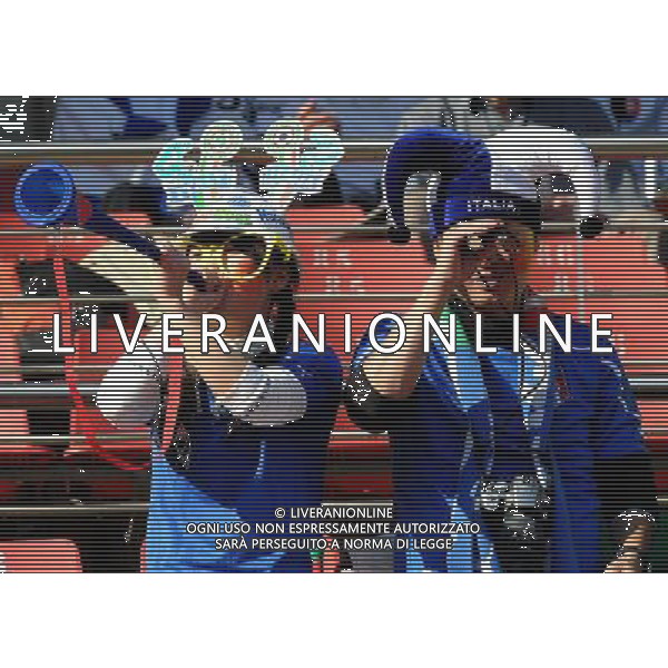 Fifa World Cup Sud Africa 2010 Match #41 Johannesburg (Ellis Park Stadium) - 24.06.2010 Slovacchia-Italia Nella Foto: TIFOSI /Ph.Vitez-Ag. Aldo Liverani