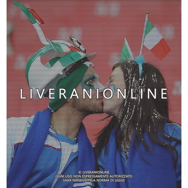 Fifa World Cup Sud Africa 2010 Match #41 Johannesburg (Ellis Park Stadium) - 24.06.2010 Slovacchia-Italia Nella Foto: TIFOSI /Ph.Vitez-Ag. Aldo Liverani