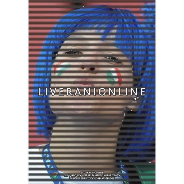 Fifa World Cup Sud Africa 2010 Match #41 Johannesburg (Ellis Park Stadium) - 24.06.2010 Slovacchia-Italia Nella Foto: TIFOSI /Ph.Vitez-Ag. Aldo Liverani