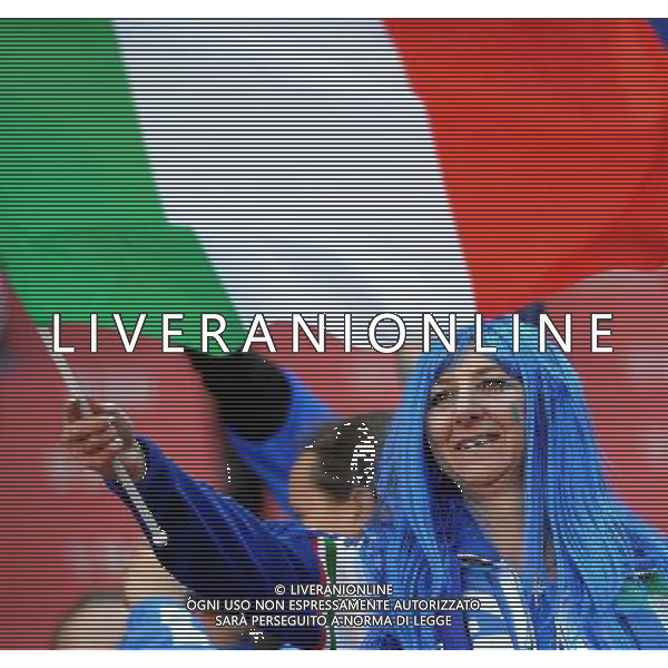 Fifa World Cup Sud Africa 2010 Match #41 Johannesburg (Ellis Park Stadium) - 24.06.2010 Slovacchia-Italia Nella Foto: TIFOSI /Ph.Vitez-Ag. Aldo Liverani