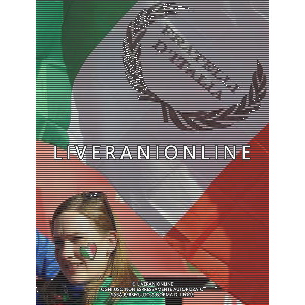 Fifa World Cup Sud Africa 2010 Match #41 Johannesburg (Ellis Park Stadium) - 24.06.2010 Slovacchia-Italia Nella Foto: TIFOSI /Ph.Vitez-Ag. Aldo Liverani