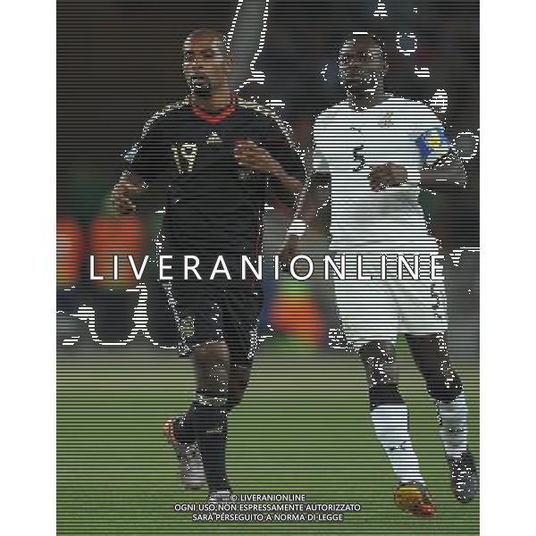 Fifa World Cup Sud Africa 2010 Match #39 Johannesburg (Soccer City Stadium) - 23.06.2010 Ghana-Germania Nella Foto:CACAU-John MENSAH /Ph.Vitez-Ag. Aldo Liverani