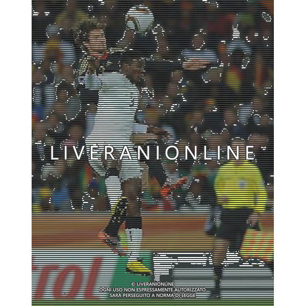 Fifa World Cup Sud Africa 2010 Match #39 Johannesburg (Soccer City Stadium) - 23.06.2010 Ghana-Germania Nella Foto:Arne FRIEDRICH-Asamoah GYAN /Ph.Vitez-Ag. Aldo Liverani