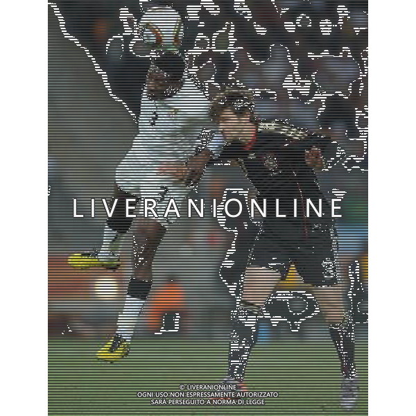 Fifa World Cup Sud Africa 2010 Match #39 Johannesburg (Soccer City Stadium) - 23.06.2010 Ghana-Germania Nella Foto:Asamoah GYAN-Arne FRIEDRICH /Ph.Vitez-Ag. Aldo Liverani