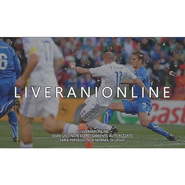 Fifa World Cup Sud Africa 2010 Match #41 Johannesburg (Ellis Park Stadium) - 24.06.2010 Slovacchia-Italia Nella Foto:vittek gol /Ph.Vitez-Ag. Aldo Liverani