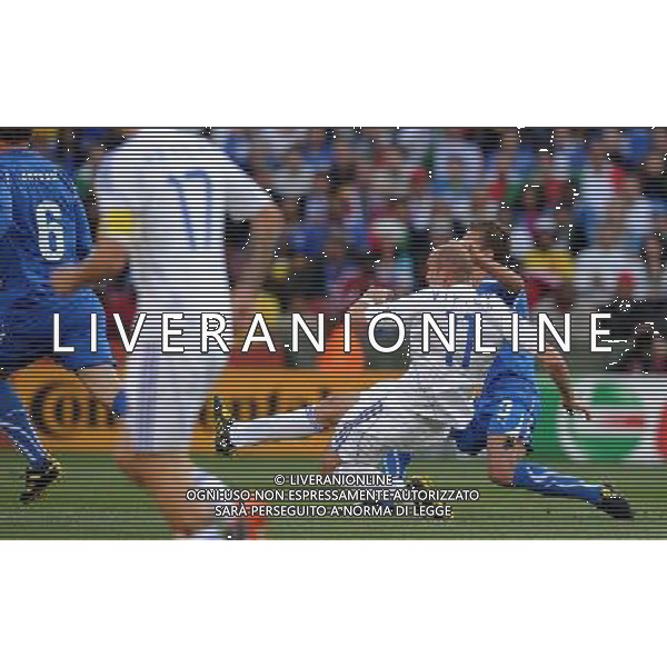 Fifa World Cup Sud Africa 2010 Match #41 Johannesburg (Ellis Park Stadium) - 24.06.2010 Slovacchia-Italia Nella Foto:vittek gol /Ph.Vitez-Ag. Aldo Liverani