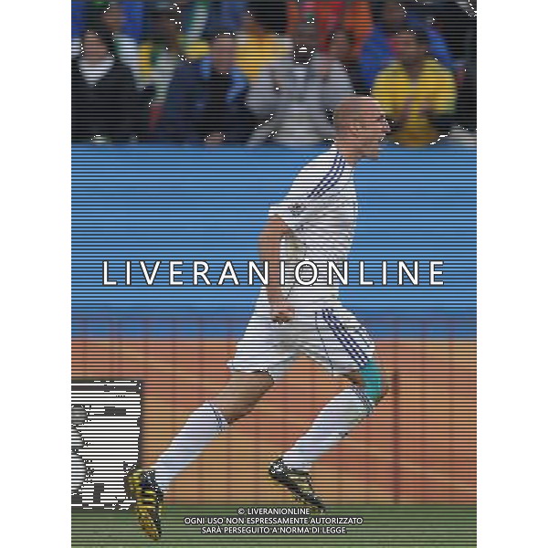 Fifa World Cup Sud Africa 2010 Match #41 Johannesburg (Ellis Park Stadium) - 24.06.2010 Slovacchia-Italia Nella Foto:esultanza vittek /Ph.Vitez-Ag. Aldo Liverani