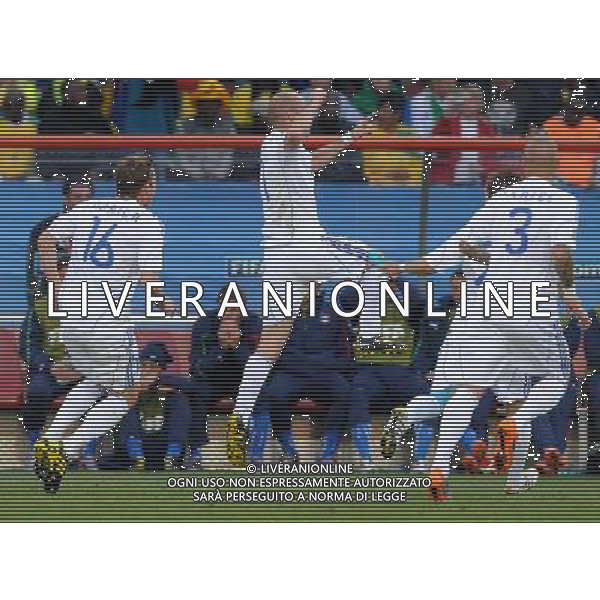 Fifa World Cup Sud Africa 2010 Match #41 Johannesburg (Ellis Park Stadium) - 24.06.2010 Slovacchia-Italia Nella Foto:esultanza vittek /Ph.Vitez-Ag. Aldo Liverani