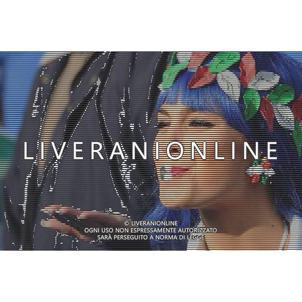 Fifa World Cup Sud Africa 2010 Match #41 Johannesburg (Ellis Park Stadium) - 24.06.2010 Slovacchia-Italia Nella Foto:tifosa /Ph.Vitez-Ag. Aldo Liverani