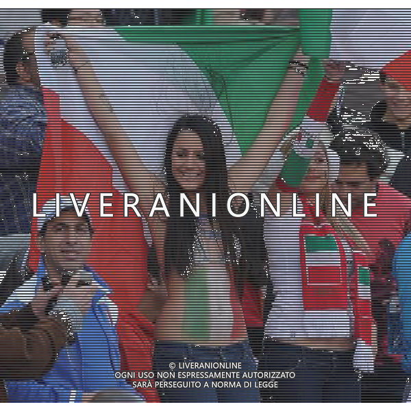 Fifa World Cup Sud Africa 2010 Match #41 Johannesburg (Ellis Park Stadium) - 24.06.2010 Slovacchia-Italia Nella Foto:tifose /Ph.Vitez-Ag. Aldo Liverani