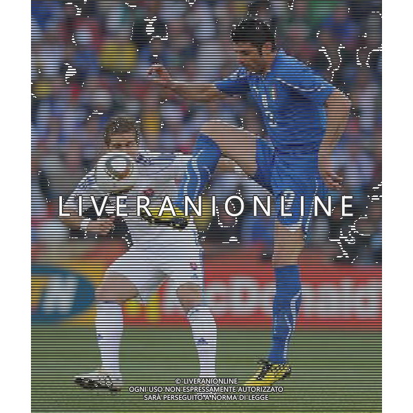 Fifa World Cup Sud Africa 2010 Match #41 Johannesburg (Ellis Park Stadium) - 24.06.2010 Slovacchia-Italia Nella Foto:iaquinta /Ph.Vitez-Ag. Aldo Liverani