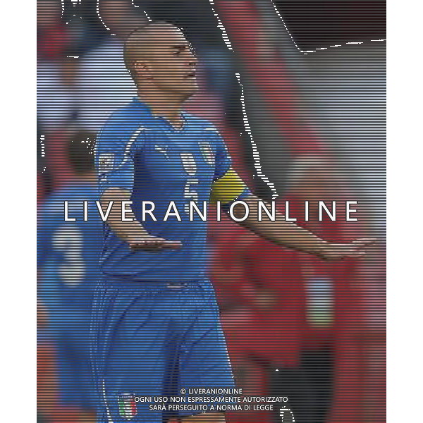 Fifa World Cup Sud Africa 2010 Match #41 Johannesburg (Ellis Park Stadium) - 24.06.2010 Slovacchia-Italia Nella Foto:cannavaro /Ph.Vitez-Ag. Aldo Liverani