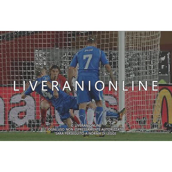 Fifa World Cup Sud Africa 2010 Match #41 Johannesburg (Ellis Park Stadium) - 24.06.2010 Slovacchia-Italia Nella Foto:vittek gol /Ph.Vitez-Ag. Aldo Liverani