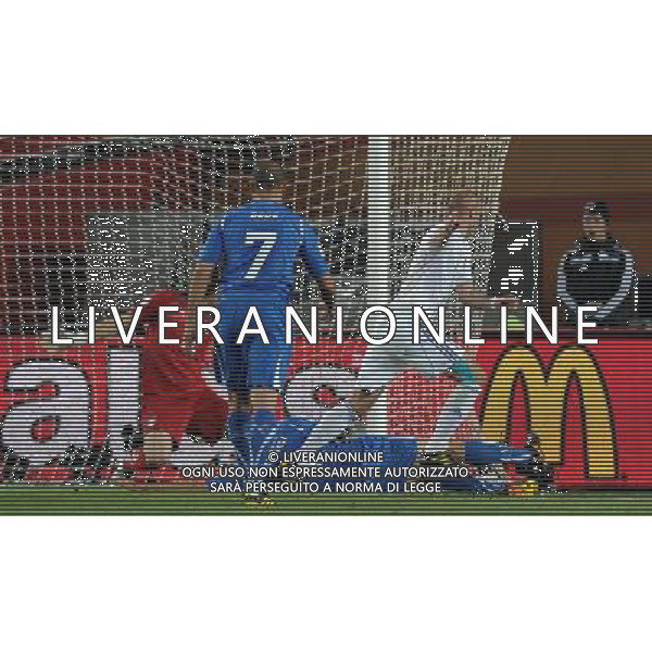 Fifa World Cup Sud Africa 2010 Match #41 Johannesburg (Ellis Park Stadium) - 24.06.2010 Slovacchia-Italia Nella Foto:vittek gol /Ph.Vitez-Ag. Aldo Liverani