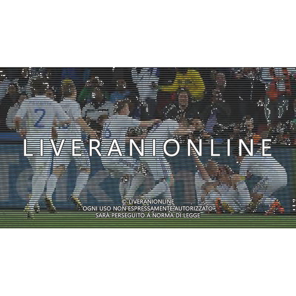 Fifa World Cup Sud Africa 2010 Match #41 Johannesburg (Ellis Park Stadium) - 24.06.2010 Slovacchia-Italia Nella Foto:vittek esulta /Ph.Vitez-Ag. Aldo Liverani