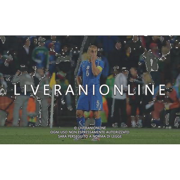 Fifa World Cup Sud Africa 2010 Match #41 Johannesburg (Ellis Park Stadium) - 24.06.2010 Slovacchia-Italia Nella Foto:delusione cannavaro /Ph.Vitez-Ag. Aldo Liverani