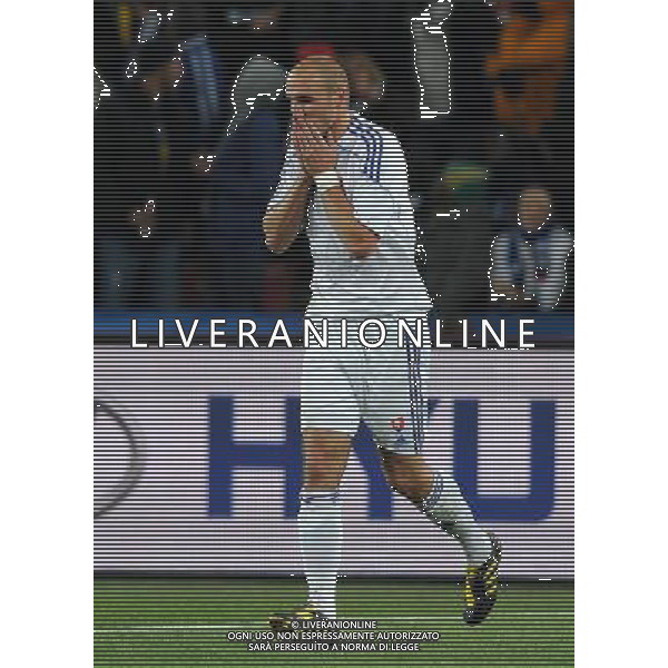 Fifa World Cup Sud Africa 2010 Match #41 Johannesburg (Ellis Park Stadium) - 24.06.2010 Slovacchia-Italia Nella Foto:vittek esulta /Ph.Vitez-Ag. Aldo Liverani