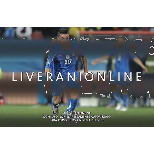 Fifa World Cup Sud Africa 2010 Match #41 Johannesburg (Ellis Park Stadium) - 24.06.2010 Slovacchia-Italia Nella Foto:quagliarella /Ph.Vitez-Ag. Aldo Liverani