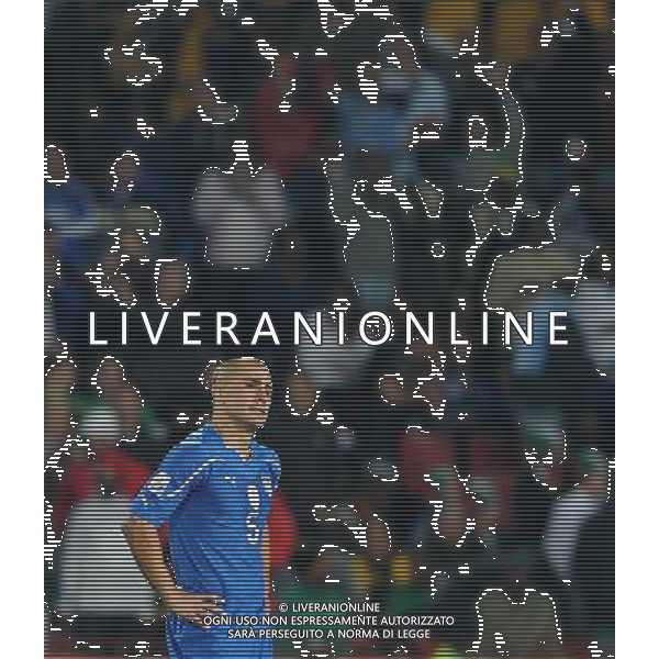 Fifa World Cup Sud Africa 2010 Match #41 Johannesburg (Ellis Park Stadium) - 24.06.2010 Slovacchia-Italia Nella Foto:delusione cannavaro /Ph.Vitez-Ag. Aldo Liverani