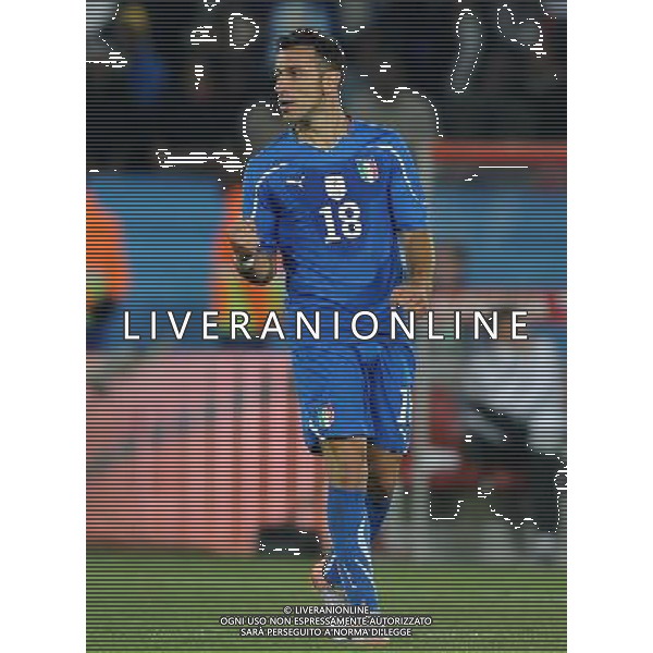 Fifa World Cup Sud Africa 2010 Match #41 Johannesburg (Ellis Park Stadium) - 24.06.2010 Slovacchia-Italia Nella Foto:quagliarella esulta dopo il gol /Ph.Vitez-Ag. Aldo Liverani