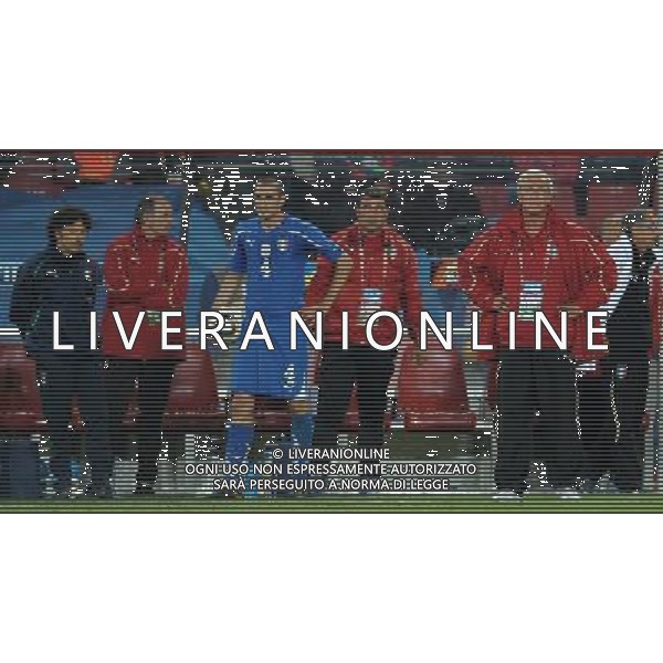 Fifa World Cup Sud Africa 2010 Match #41 Johannesburg (Ellis Park Stadium) - 24.06.2010 Slovacchia-Italia Nella Foto:delusione lippi /Ph.Vitez-Ag. Aldo Liverani