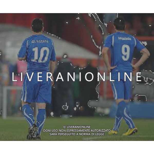 Fifa World Cup Sud Africa 2010 Match #41 Johannesburg (Ellis Park Stadium) - 24.06.2010 Slovacchia-Italia Nella Foto:delusione di natale iaquinta /Ph.Vitez-Ag. Aldo Liverani