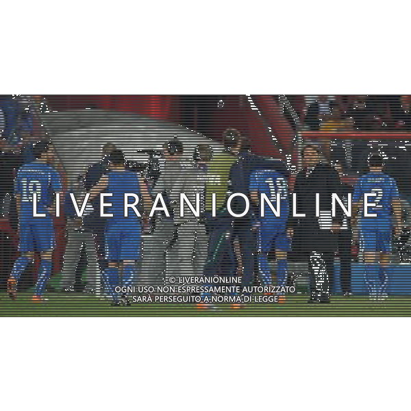 Fifa World Cup Sud Africa 2010 Match #41 Johannesburg (Ellis Park Stadium) - 24.06.2010 Slovacchia-Italia Nella Foto:delusione italia /Ph.Vitez-Ag. Aldo Liverani