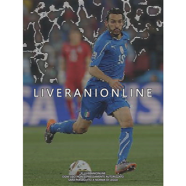 Fifa World Cup Sud Africa 2010 Match #41 Johannesburg (Ellis Park Stadium) - 24.06.2010 Slovacchia-Italia Nella Foto:zambrotta /Ph.Vitez-Ag. Aldo Liverani