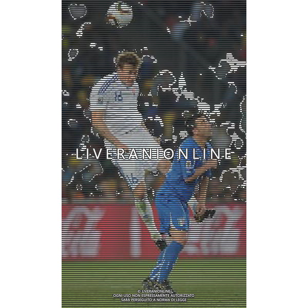 Fifa World Cup Sud Africa 2010 Match #41 Johannesburg (Ellis Park Stadium) - 24.06.2010 Slovacchia-Italia Nella Foto:durica di natale /Ph.Vitez-Ag. Aldo Liverani