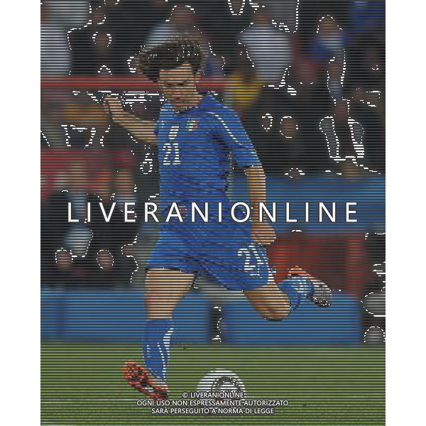 Fifa World Cup Sud Africa 2010 Match #41 Johannesburg (Ellis Park Stadium) - 24.06.2010 Slovacchia-Italia Nella Foto:pirlo /Ph.Vitez-Ag. Aldo Liverani