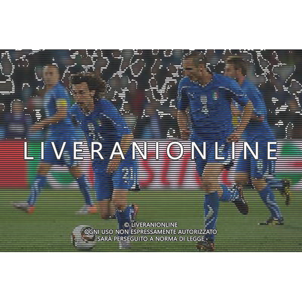 Fifa World Cup Sud Africa 2010 Match #41 Johannesburg (Ellis Park Stadium) - 24.06.2010 Slovacchia-Italia Nella Foto:pirlo /Ph.Vitez-Ag. Aldo Liverani